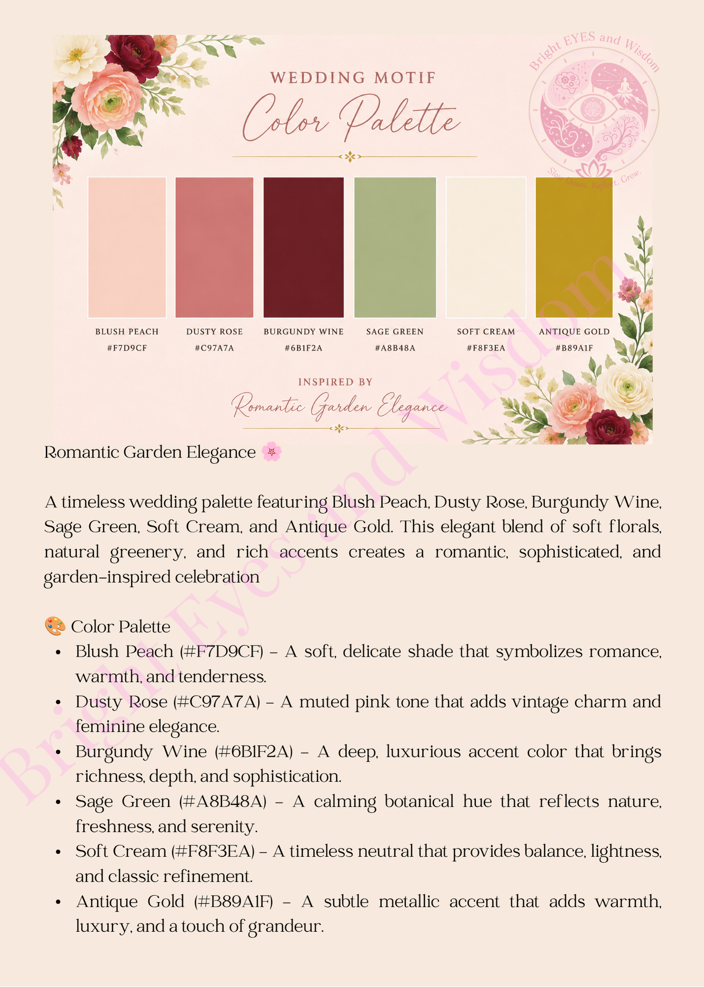 Editable Wedding Invitation Card Template | Canva|D14