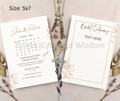 Editable Wedding Invitation Card Template| Canva| D6