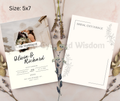 Editable Wedding Invitation Card Template| Canva| D11