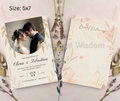 Editable Wedding Invitation Card Template| Canva| D9