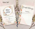 Editable Wedding Invitation Card Template| Canva| D10