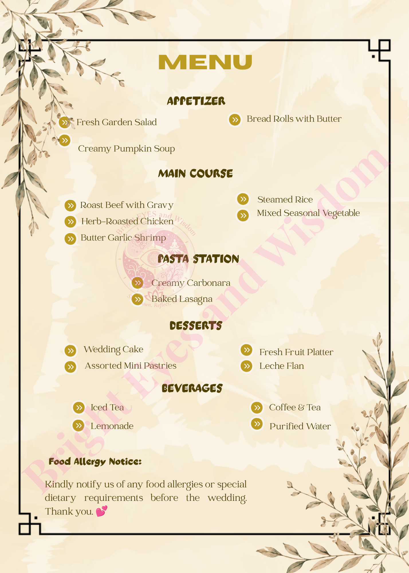 Editable Wedding Invitation Card Template | Canva| D18