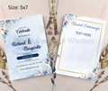 Editable Wedding Invitation Card Template| Canva| D5